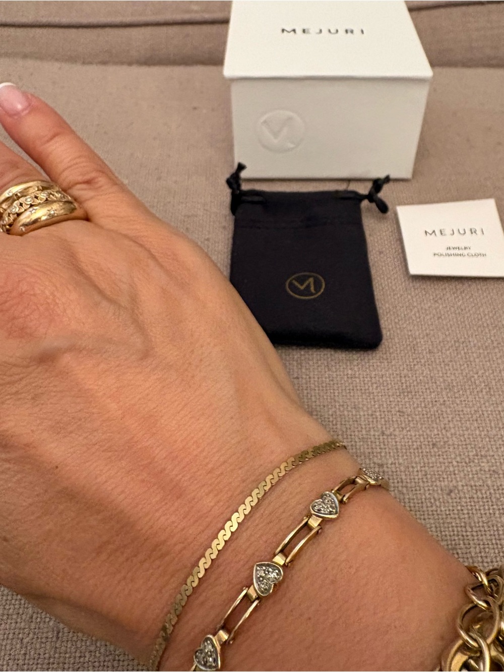 Mejuri 14k Gold Serpentine Link Bracelet